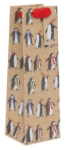 Penguins Wine Bottle Gift Bag