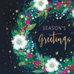 Season's Greetings Wreath Boxed Cards