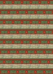 Christmas Floral Roll Wrap