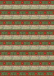 Christmas Floral Roll Wrap
