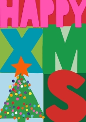 Happy Xmas Greeting Card