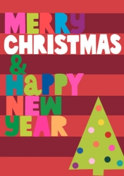 Merry Xmas Happy Greeting Card