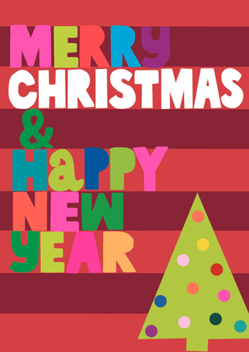 Merry Xmas Happy Greeting Card