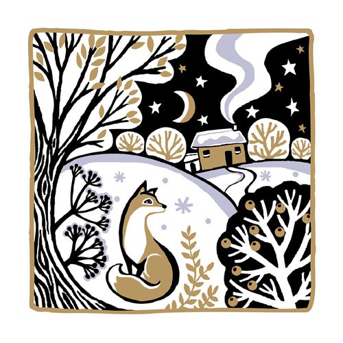 Country Fox Boxed Cards