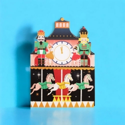 Christmas Carousel Greeting Card