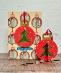 Xmas Tree Ornament Greeting Card