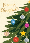 Xmas Tree Greeting Card