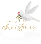 Christmas Dove Greeting Card