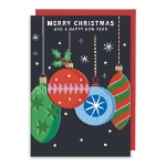 Xmas Ornaments Greeting Card