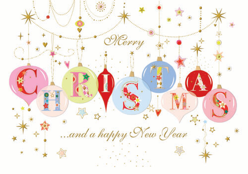 Christmas Text Greeting Card