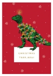 Xmas Tree-Rex Greeting Card