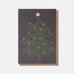 Tree And Ornament Greeting Card