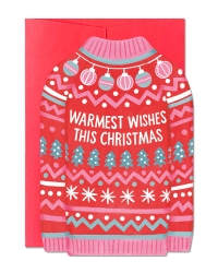 Christmas Sweater Greeting Card