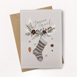 Stocking Greeting Card