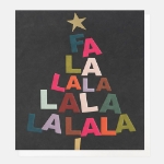 Fa La La Greeting Card