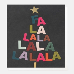 Fa La La Greeting Card