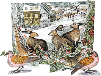 Three Hares 3D Christmas Advent Calendar