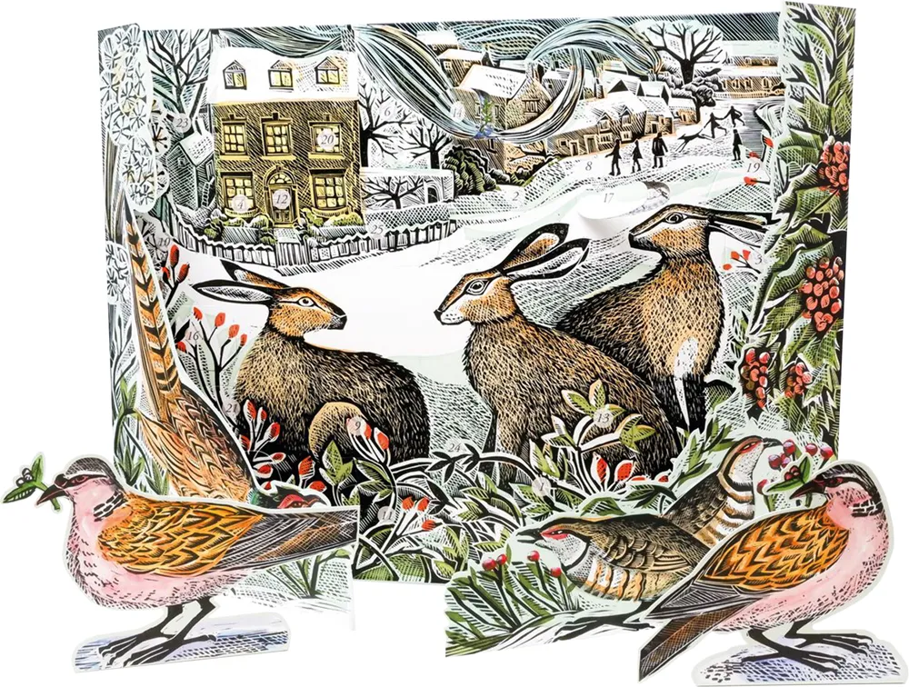 Three Hares 3D Christmas Advent Calendar