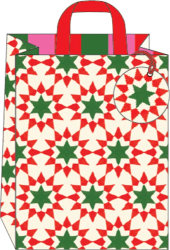 Geo Stars Medium Gift Bag