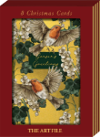 Gold Robins Boxed Cards