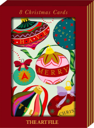 Christmas Baubles Boxed Cards