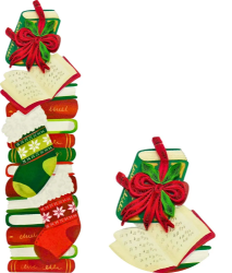 Festive Read Quill Bookmark