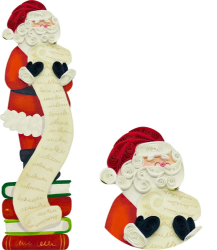 Santas List Quill Bookmark
