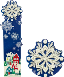 Snowflakes Quill Bookmark