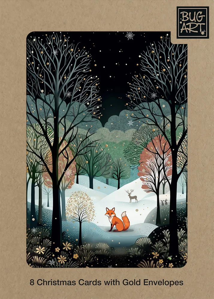Winter Fox Boxed Christmas Cards