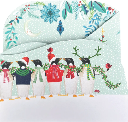 Penguin Trifold Christmas Card