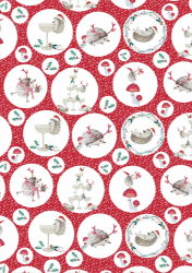 Woodland Christmas Sheet Wrap