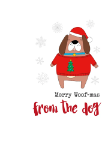 Woofmas Christmas Card