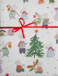 Christmas Mice Foil Sheet Wrap