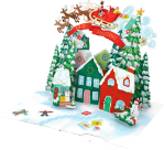 3D Super Merry Xmas Greeting Card
