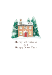 Christmas House Christmas Card