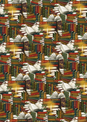 Stack of Books Sheet Wrap