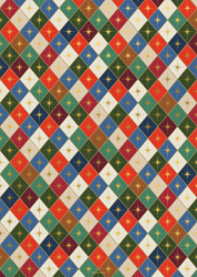 Harlequin Stars Sheet Wrap