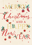 Xmas & New Years Text Christmas Card