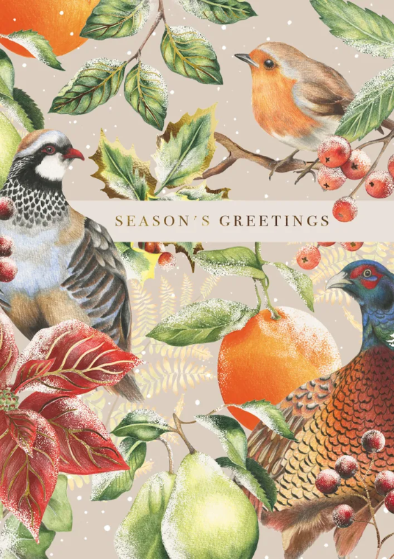 Partridge Pear Christmas Card