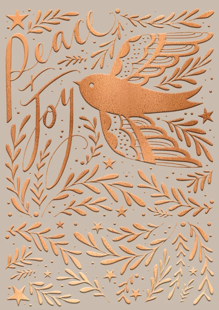 Dove Peace Christmas Card