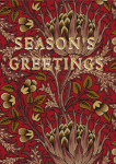 Red Seasons Greeting Christmas Card