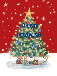 Xmas Tree Boxed Cards