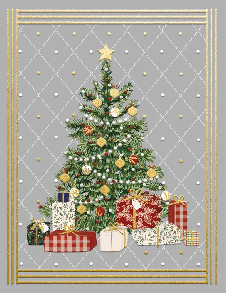 Tree & Gifts Boxed Cards