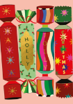 Christmas Crackers Christmas Card