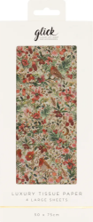 Gilded Robins Tissue Paper