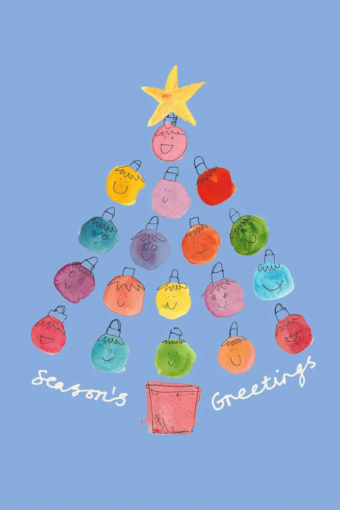 Tree Seasons Christmas Card