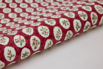 Red Xmas Scallop Sheet Wrap