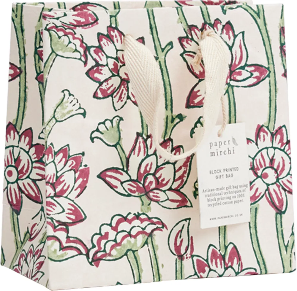 Lotus Cherry Small Gift Bag
