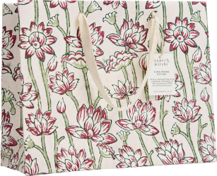 Lotus Cherry Medium Gift Bag