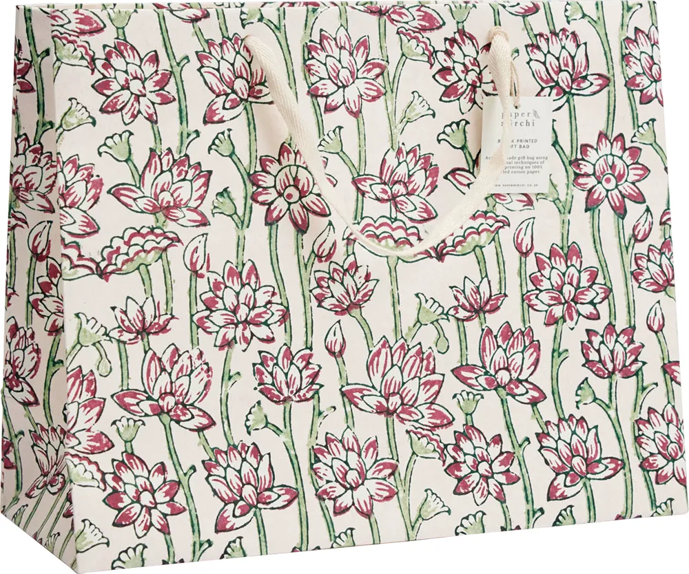 Lotus Cherry Large Gift Bag